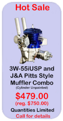 Picture of Sale 3W-55iUSP and J&A Pitts Style Muffler Combo